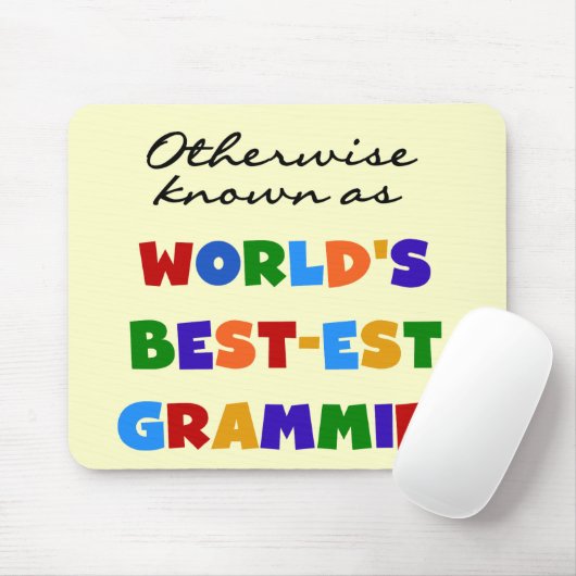 ベスト米国東部標準時刻GrammieのTシャツとしてさもなければ知られていて マウスパッド (マウス)