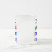 ベスト米国東部標準時刻Granmaのギフトとしてさもなければ知られていて フロストグラスマグカップ (中央)