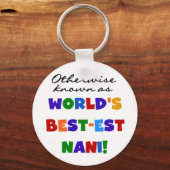 ベスト米国東部標準時刻NaniのTシャツおよびギフトとしてさもなければ知られていて キーホルダー (正面)