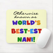 ベスト米国東部標準時刻NaniのTシャツおよびギフトとしてさもなければ知られていて マウスパッド (マウス)