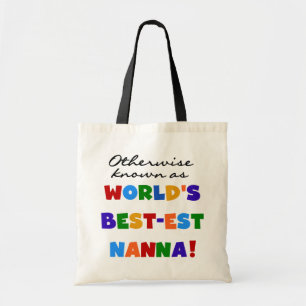 ベスト米国東部標準時刻Nannaのギフトとしてさもなければ知られていて トートバッグ