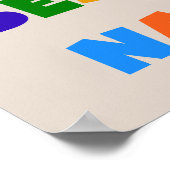 ベスト米国東部標準時刻Nannaのギフトとしてさもなければ知られていて ポスター (角)