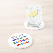 ベスト米国東部標準時刻NonnaのTシャツのギフトとしてさもなければ知られていて コースター (側面)