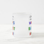 ベスト米国東部標準時刻NonnaのTシャツのギフトとしてさもなければ知られていて フロストグラスマグカップ (中央)