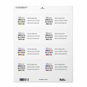 ベスト米国東部標準時刻NonnaのTシャツのギフトとしてさもなければ知られていて ラベル (フルシート)