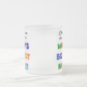 ベスト米国東部標準時刻Nonnieのギフトとしてさもなければ知られていて フロストグラスマグカップ (中央)