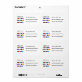 ベスト米国東部標準時刻Nonnieのギフトとしてさもなければ知られていて ラベル (フルシート)