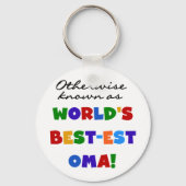 ベスト米国東部標準時刻OmaのTシャツおよびギフトとしてさもなければ知られていて キーホルダー (正面)