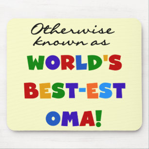 ベスト米国東部標準時刻OmaのTシャツおよびギフトとしてさもなければ知られていて マウスパッド