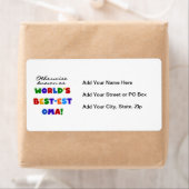 ベスト米国東部標準時刻OmaのTシャツおよびギフトとしてさもなければ知られていて ラベル (インサイチュ)