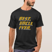 ベスト・おじさん・エバー モダンレーシング Tシャツ (正面)