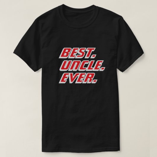 ベスト・おじさん・エバー モダンレーシング Tシャツ (デザイン正面)