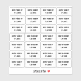 「ベスト・イフ・ユースド・バイ」パッケージレベルステッカー シール