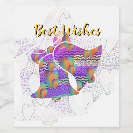 ベスト ウィッシュ, スタイル: ワインボトルラベル（8.9 cm x 10.2 cm）
ラベルを追 ワインラベル (シングルラベル)