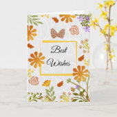 ベスト ウィッシーズ カード (黄色い花)