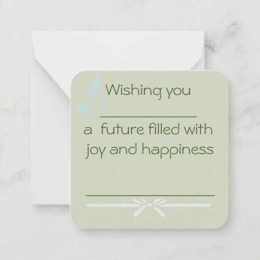 ベスト ウィッシーズ: カード (裏面)