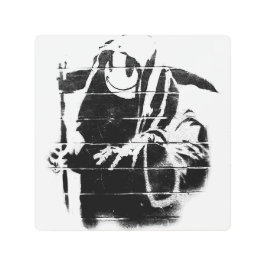 ベスト ゴースト 水彩 メタル ウォール アート