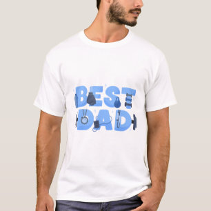 ベスト・ダッド・フィットネス・ワークアウト・ジム・父の日 Tシャツ