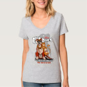 ベスト・バディ(ライトモード) | 女性用Vネック Tシャツ (正面)