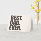 ベスト。 パパ。 カード (黄色い花)