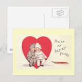 ベスト・フレンド・ヴァレティーヌのはがき ポストカード (正面/裏面)