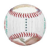 ベスト ポップ | パーソナライズ ファミリー フォトス ベースボール (裏面)