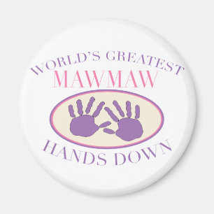 ベスト・マムマム・ハンズダウンTシャツ マグネット