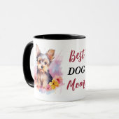ベスト ヨークシャー テリア 愛犬のママ マグカップ (正面左)