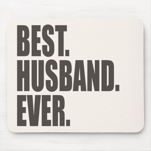 ベスト。 夫。 マウスパッド (正面)