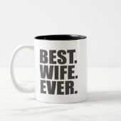 ベスト。 妻。 ツートーンマグカップ (左)