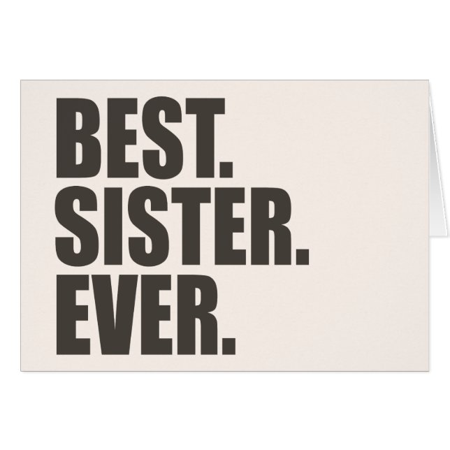 ベスト。 姉妹。 (正面横)