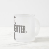 ベスト。 娘。 フロストグラスマグカップ (正面右)