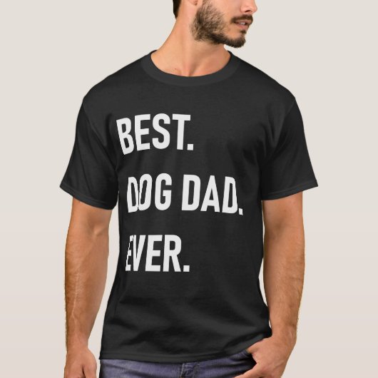 ベスト。 犬のパパ。 Tシャツ (正面)
