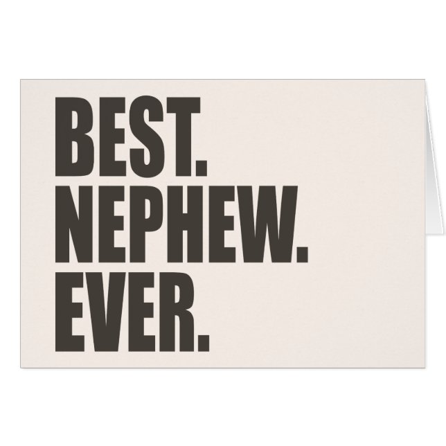 ベスト。 甥。 (正面横)