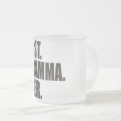 ベスト。 Gramma。 フロストグラスマグカップ (正面右)