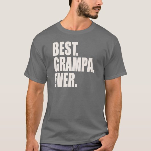 ベスト。 Grampa。 Tシャツ (正面)