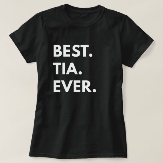 ベスト。 Tia。 Tシャツ (デザイン正面)