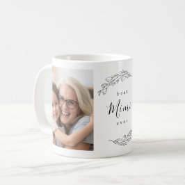 ベストMimiの花のリースの写真のコーヒー・マグ コーヒーマグカップ