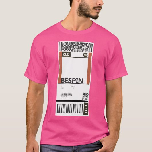 ベスピン搭乗券 Tシャツ (正面)