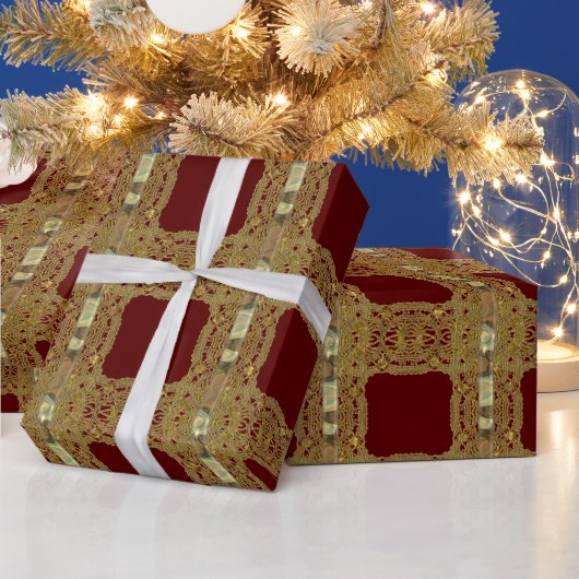 ベスブルックレイシーホリデエレガントンロマンス ラッピングペーパー (クリスマス)