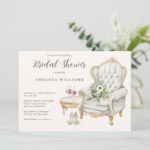 ベスポッエレガントクチェアブライダルシャワー 招待状 (スタンド正面)
