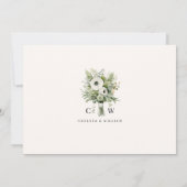 ベスポッエレガントクチェアブライダルシャワー 招待状 (裏面)