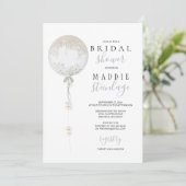 ベスポークフローラバルーンブライダルシャワー 招待状 (スタンド正面)
