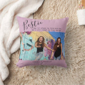 ベスモダンティ引用文フォトパーソナライズされたBFF クッション (ブランケット)