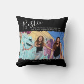 ベスモダンティ引用文フォトパーソナライズされたBFF クッション (正面)