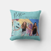 ベスモダンティ引用文フォトパーソナライズされたBFF クッション (正面)