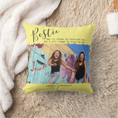 ベスモダンティ引用文フォトパーソナライズされたBFF クッション (ブランケット)