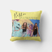 ベスモダンティ引用文フォトパーソナライズされたBFF クッション (正面)
