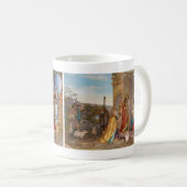 ベスレヘムで生まれるベビーナザレのイエス コーヒーマグカップ (正面右)