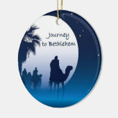 ベスレヘムのオーナメントへの旅行 セラミックオーナメント (左)